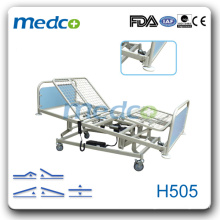 Lit d&#39;hôpital électrique à cinq fonctions, lit médical H505